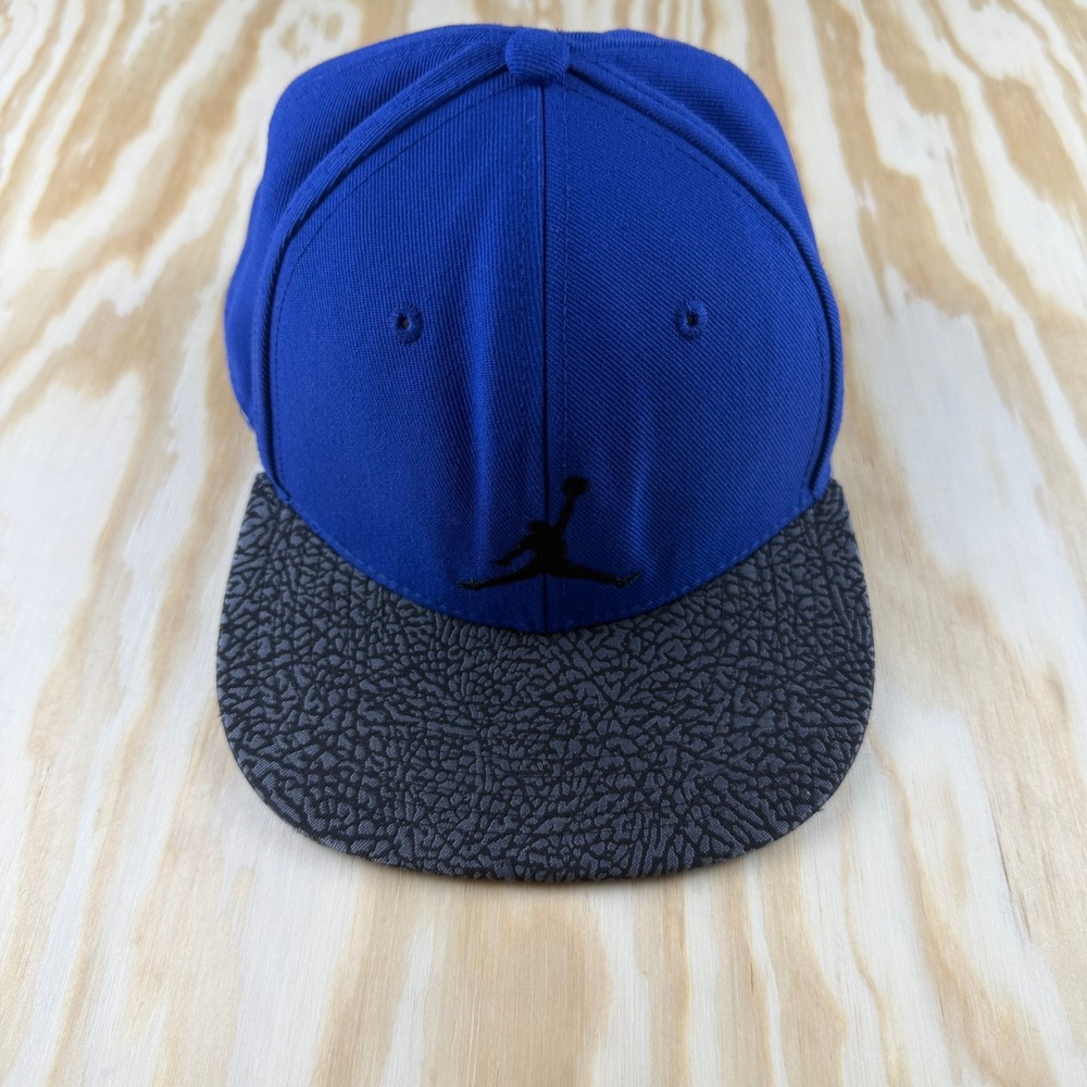 Jordan Jumpman Youth Snapback Hat Royal Blue Elephant Print 617845-661176